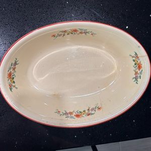 Vintage Homer Laughlin Cashmere oven dish